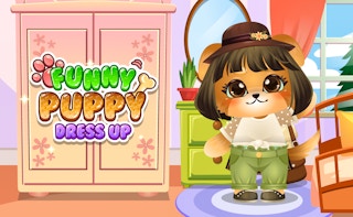 Image Funny Puppy Dressup